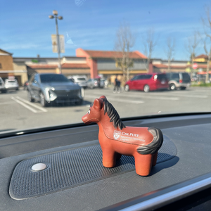Drive home mascot.